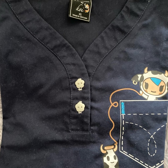 Tokidoki by Koi Scrub Top - Picture 3 of 5